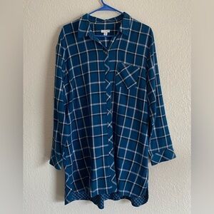 J. Jill Long Plaid Tunic                  (MB)